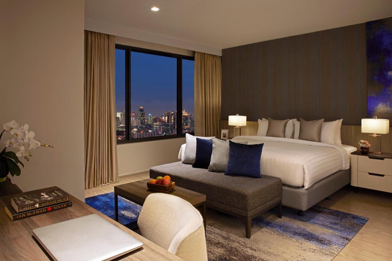 Somerset Rama 9 Bangkok Exteriör bild A bedroom at the hotel