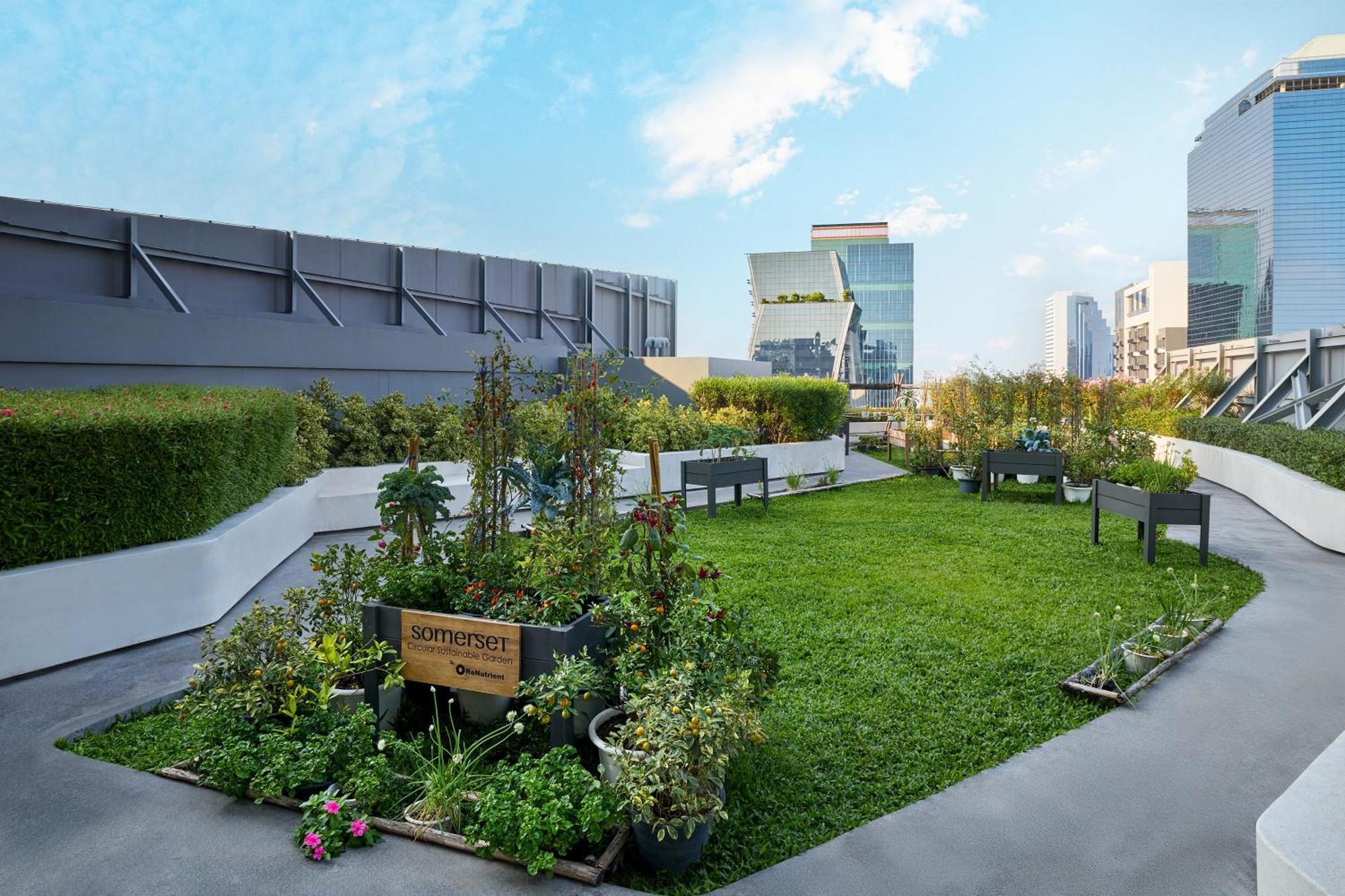Somerset Rama 9 Bangkok Exteriör bild