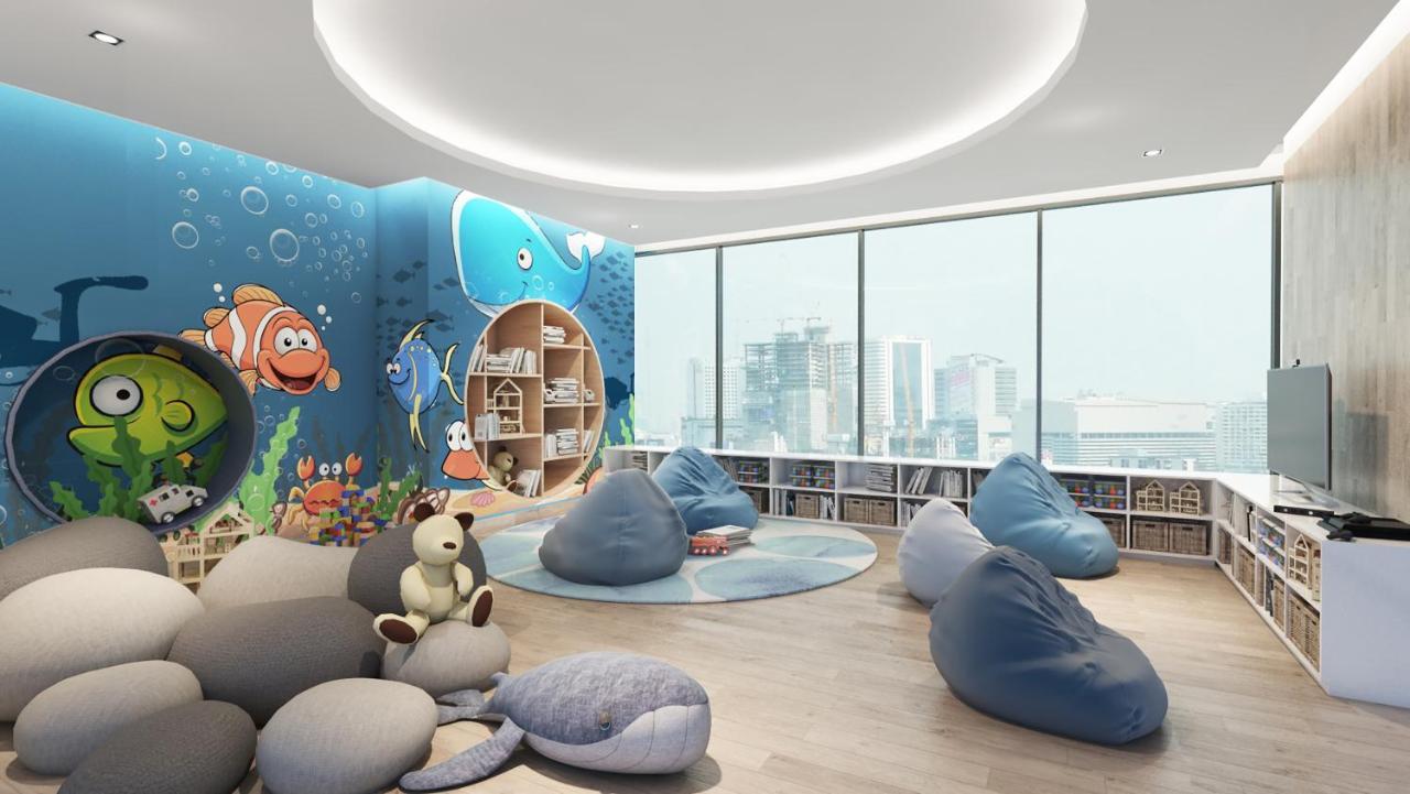Somerset Rama 9 Bangkok Exteriör bild Library